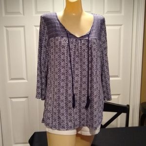 Long sleeve top size large